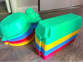 Hapatoys Stepping Stones & Balance Beam Set – Turtle Design