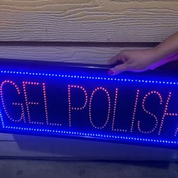 Gel Polish Sign 