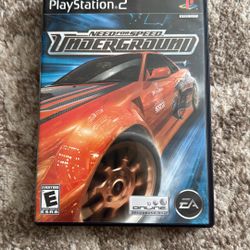 Need For Speed Underground For Playstation 2
