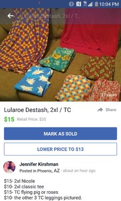 Lularoe destash