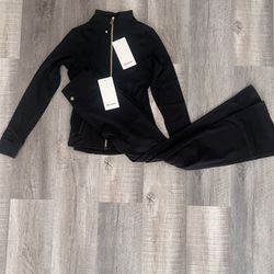Black Lululemon Define Set (Jacket And Pants) Brand New Size 2 And 4