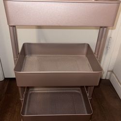 Rose Gold 3 Tier Cart – Simply Tidy – $25 OBO