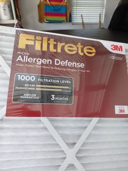 New 6 Count - 3M Filtrete Micro Allergen Defense Air Filter 1000 - 24x30x1