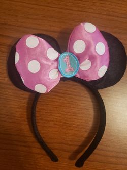 Headband minnie 1st birthday