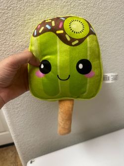 Kiwi ice cream pop plush