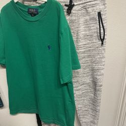 Polo Ralph Lauren Boys Tshirt Brooklyn Joggers 2 Piece Set