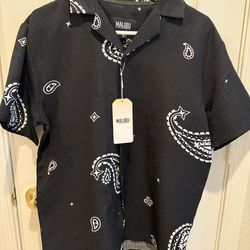 Malibu Men’s Small shirt (new)