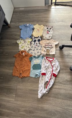 Baby Boy Clothes Size Nb-12mos