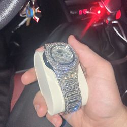 Fully Iced Out Men’s Watch