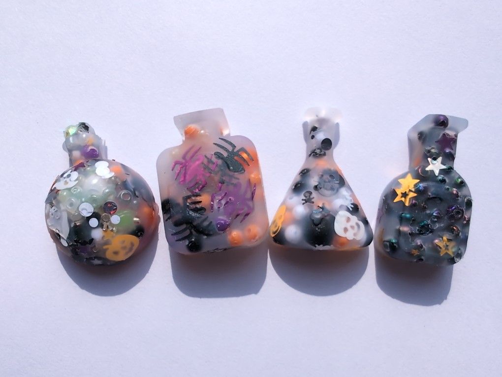 Apothecary Potion Themed Handmade Mini Bottle Shaped Picky Pad Set