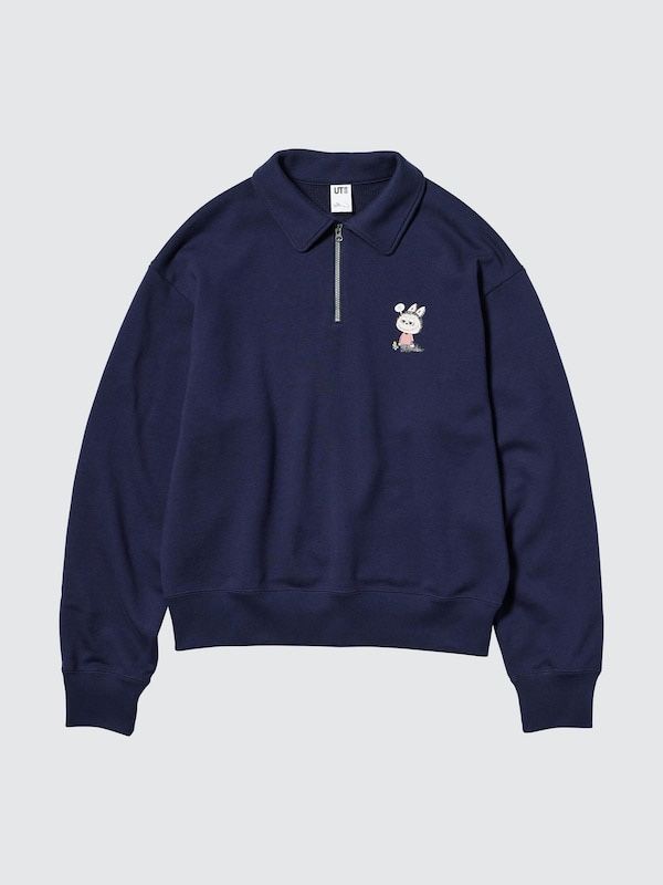 Uniqlo x POP MART THE MONSTERS Women's Half-Zip Sweatshirt