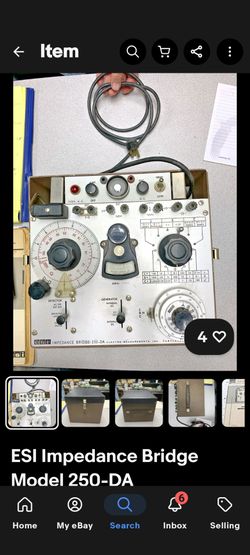 ESI IMPEDANCE BRIDGE  MOREL 250-DA