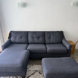 Blue sofa/bed
