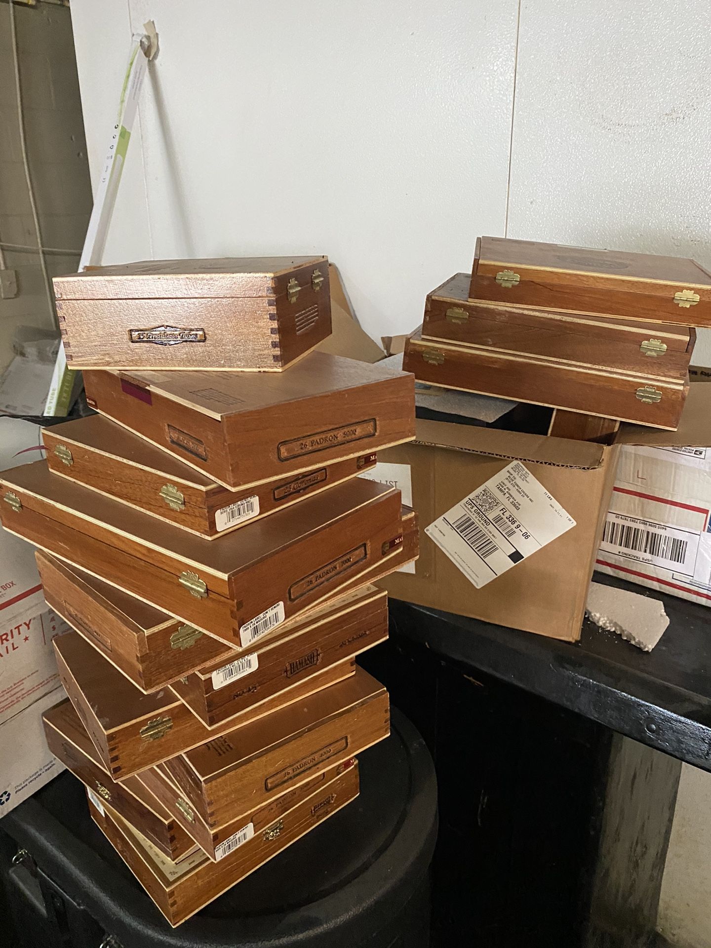 Cigar boxes for sale. All kinds and sizes