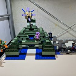 LEGO Minecraft The Ocean Monument 21136 Set with Minifigures
