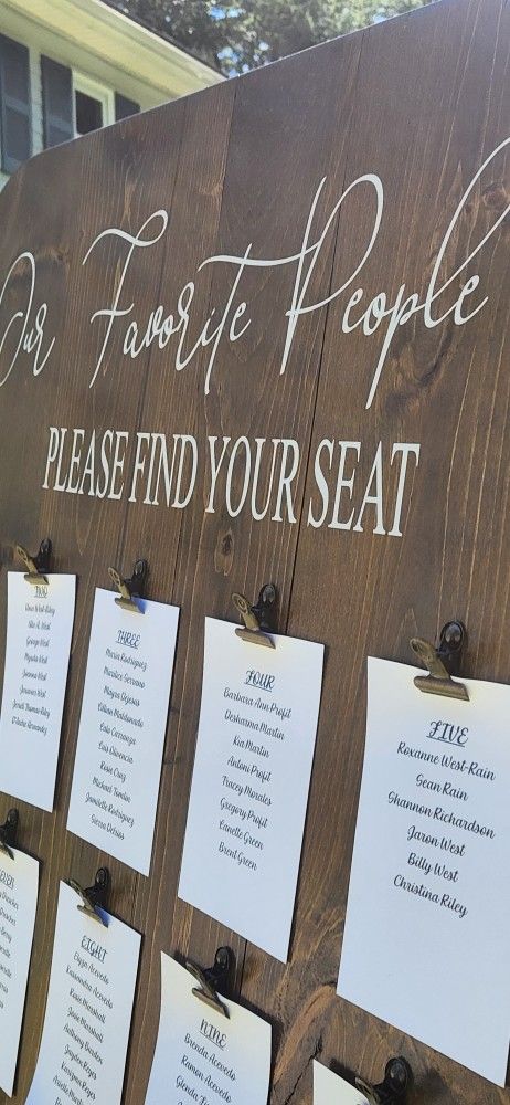 Seating Chart