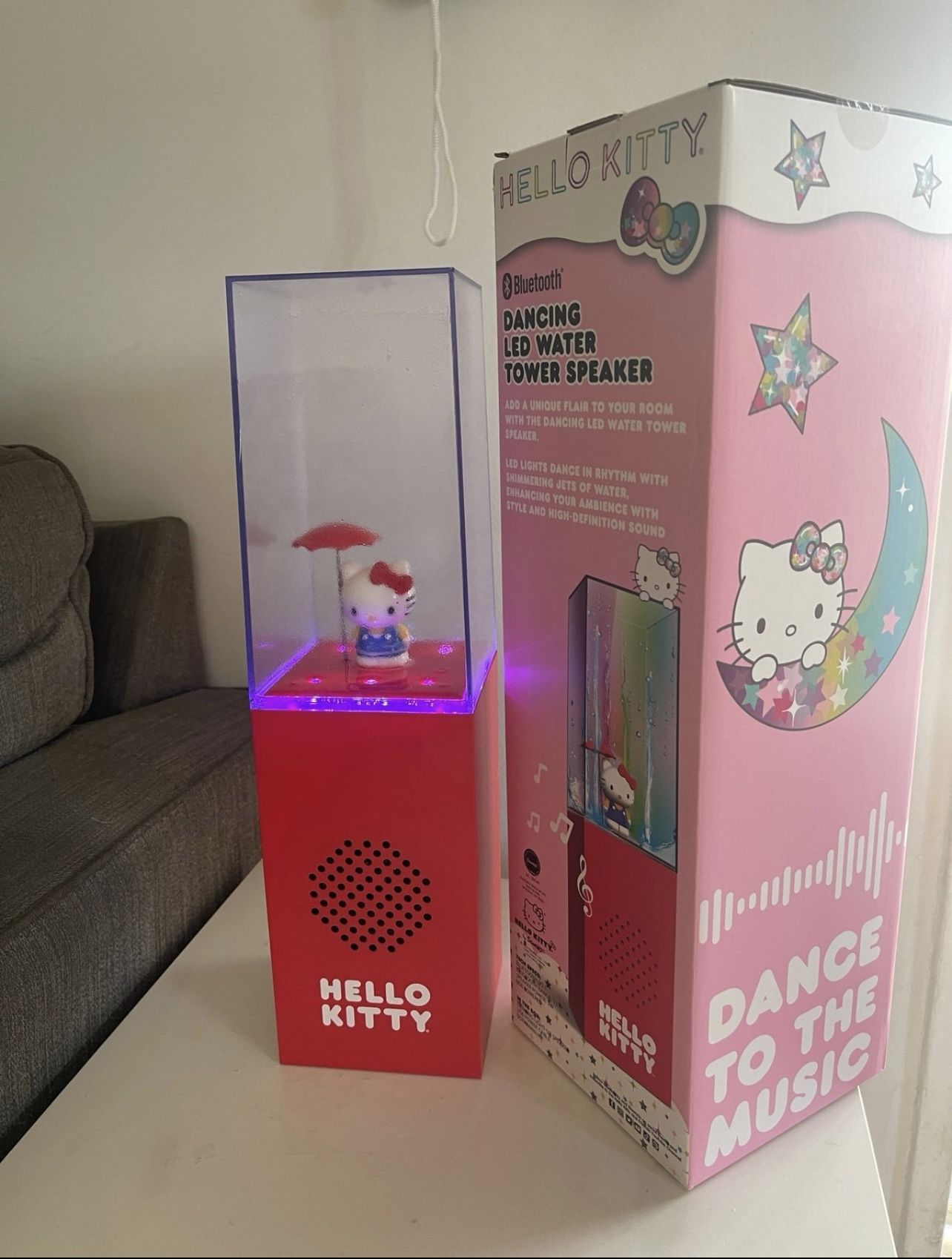 Hello Kitty water speaker nib
