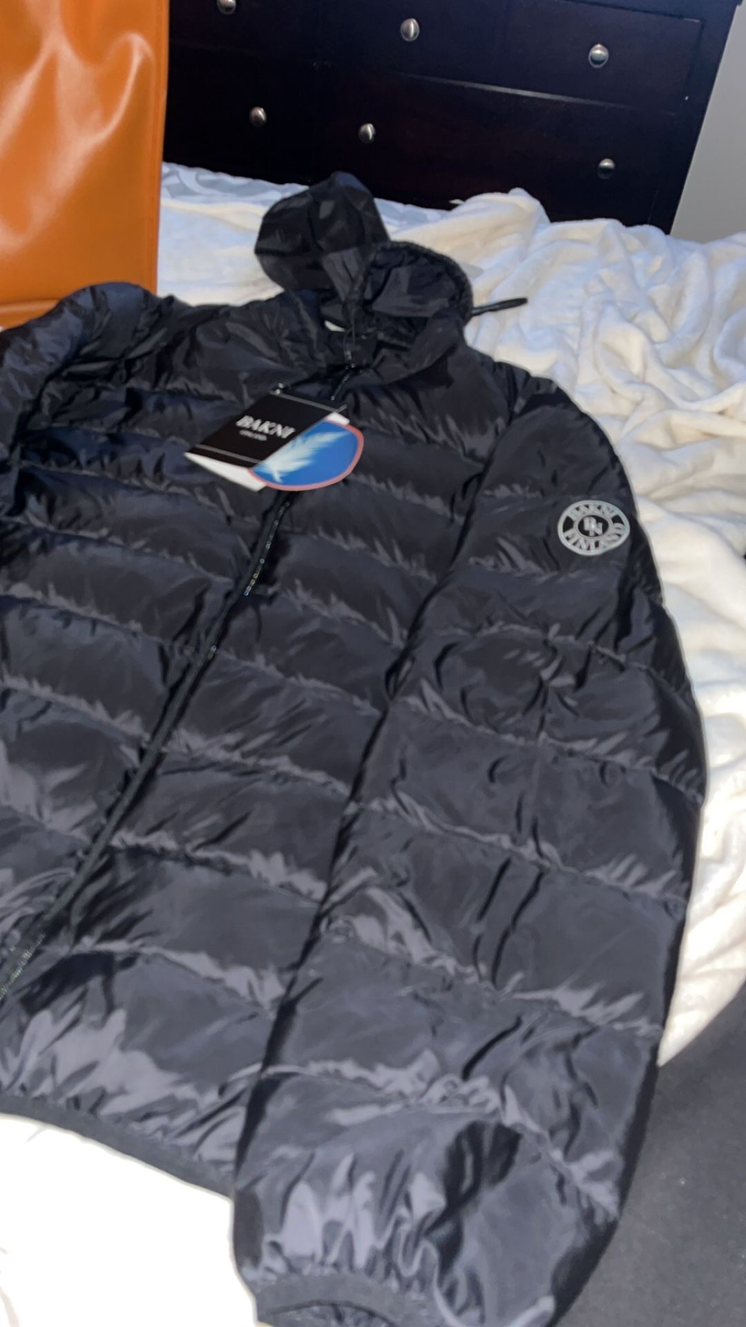 Limited Edition Bakni Finland Black Puffer Jacket for Men or women