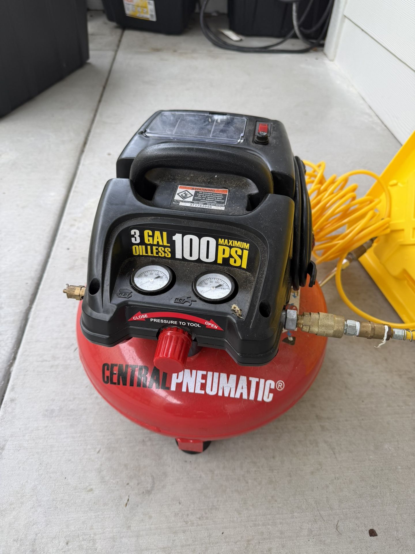 Air Compressor 100PSI 3 Gallon 