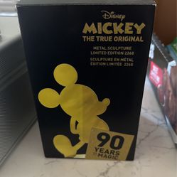 Mickey Mouse 90 Year Anniversary Sculpture 