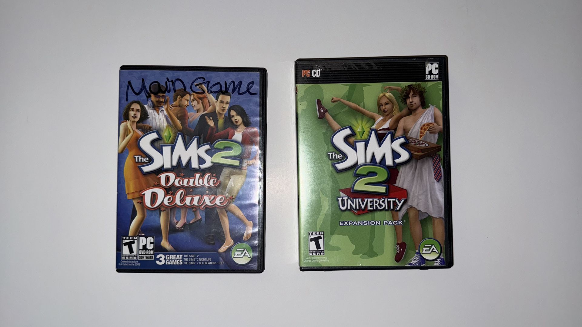 Sims 2 Double Deluxe + Sims University Expansion Pack