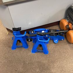 Power Torque 2 Ton Jack With Stands