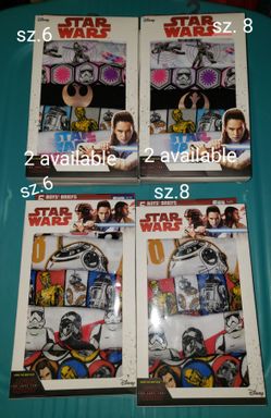 New Star wars boys & girls underwear packs 7ct