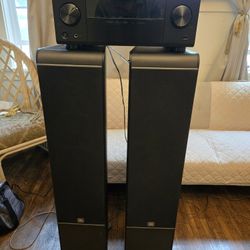 Pioneer VSX-325 Receiver x 2 JBL ES80 speakers