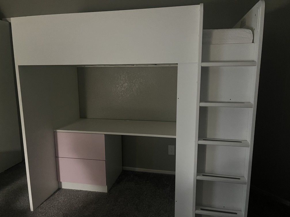 Twin Loft Bed With Desk