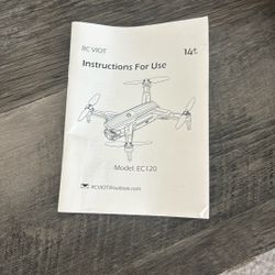 RCViot Ec120 4K Drone With Camera GPS And Remote Controller