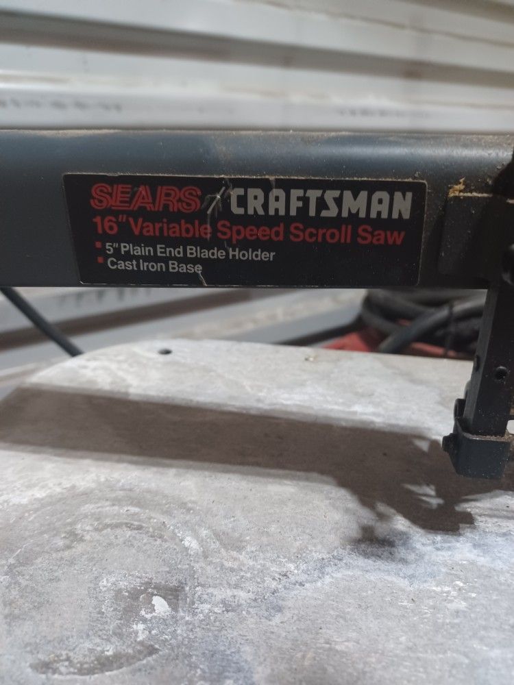 craftsman scroll saw