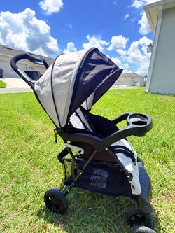 Kolcraft Cloud Plus Lightweight Travel Stroller - Slate Grey