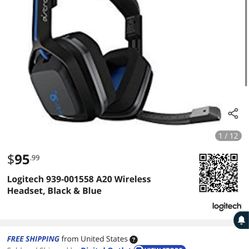 Ps5/Ps4 Headset Astro A20 Wireless 