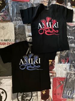 Amiri Snake Graphic T-Shirts