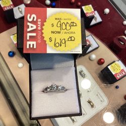 White Gold Diamond Ring
