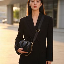 Monogram Spreads  Black Bag 