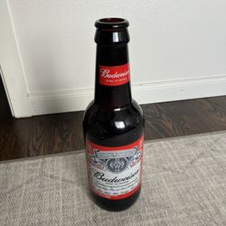 Vintage Rare Budweiser Beer Glass Bottle Coin Collector Collectible Item