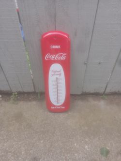 Coca-cola wall thermometer