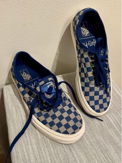 HARRY POTTER Vans Checkered Sneakers Men’s Sz 8 Women’s 9.5 Ravenclaw HTF