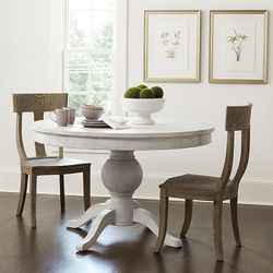 48" Round Pedestal Extension Dining Table