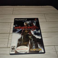 Sony Playstation - Devil May Cry 3: Dante's Awakening (PS2, 2005) No Manual
