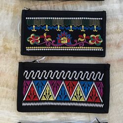 Double Sided Embroidery Wallet $10 Each
