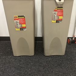 Two tall 23 Gallons Rubbermaid Trash Containers