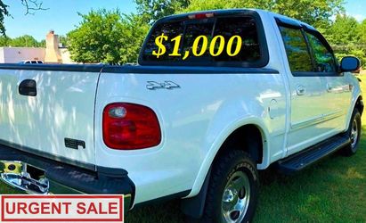 🟢💲1,OOO I'm selling urgent! 2OO2 Ford F-150 XLT Power seats. Sunroof. 4WD 🟢