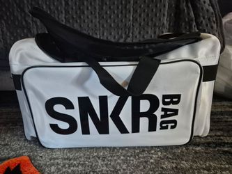 New 'SNKR' Bag White Sneaker Duffel Bag
