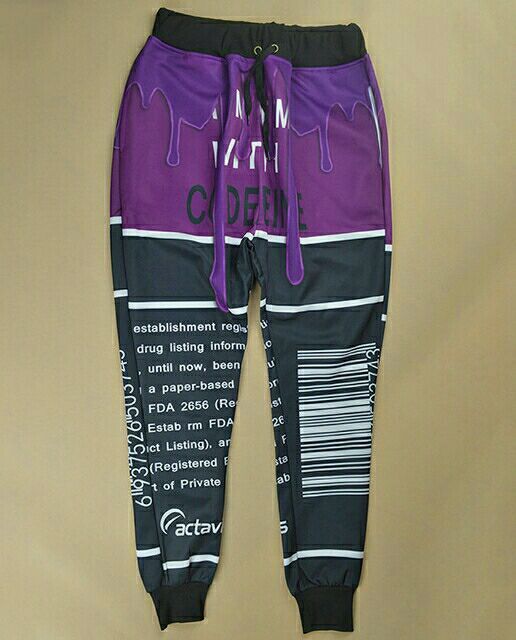 Actavis Promethazine Codeine Jogger Pants sz: L and XL