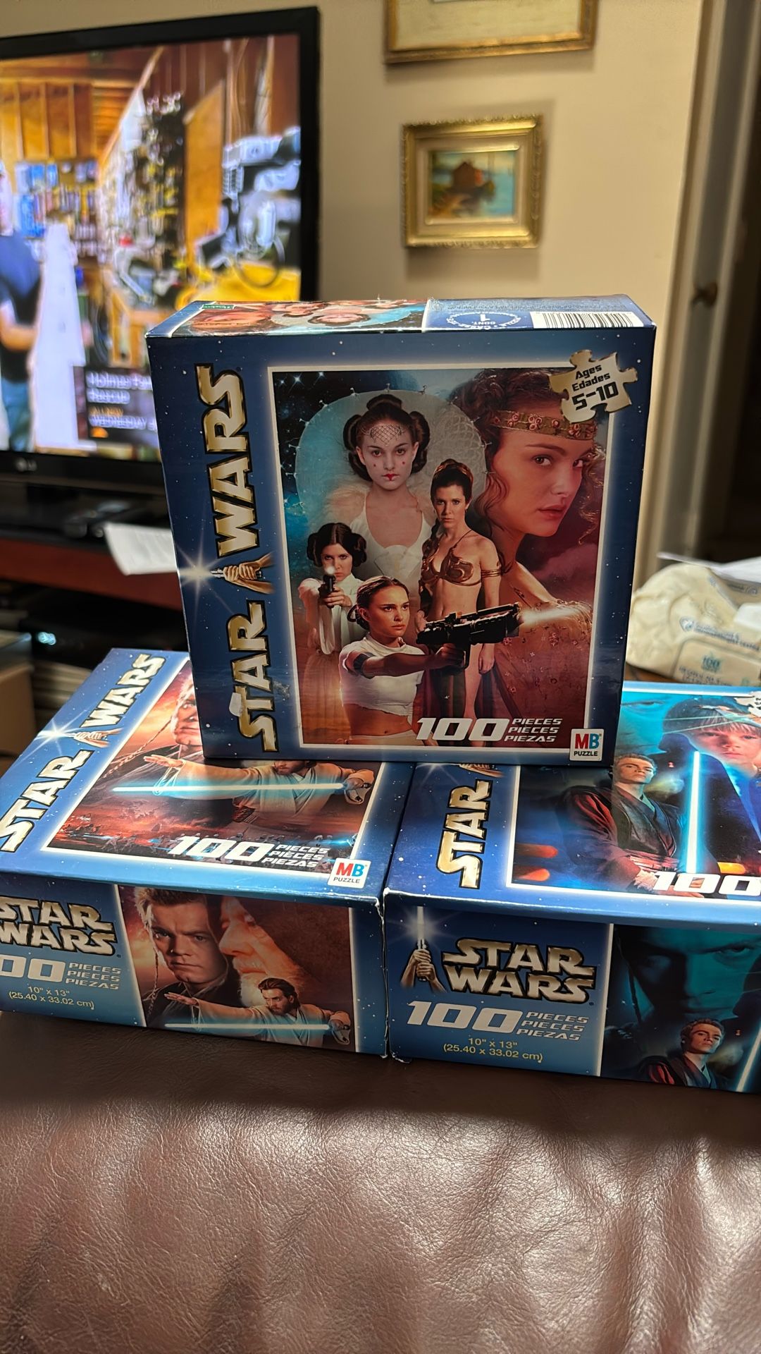 Set Of 3 Vintage Star Wars Puzzles