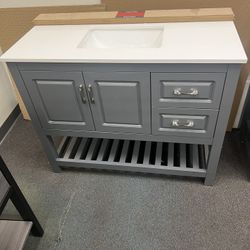 42 inch vanity Warehouse Sale Gray Only