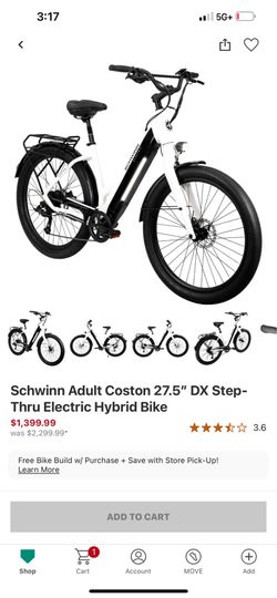 Schwinn Adult Coston 27.5 Electric Hybrid Bike