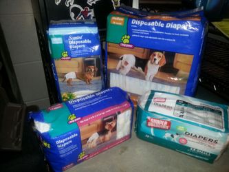 Doggy Diapers various sizes
